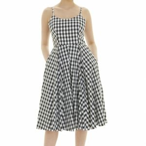 NWOT Priscilla Gingham Midi Dress UK12/US10